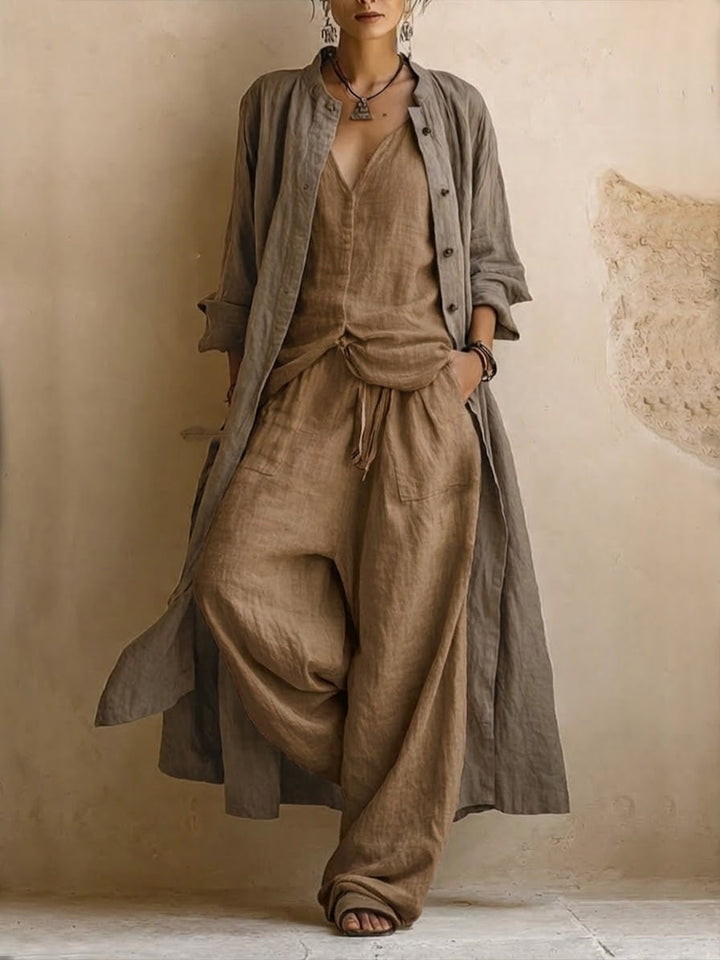 Conjunto bohemio coordinado de 3 piezas