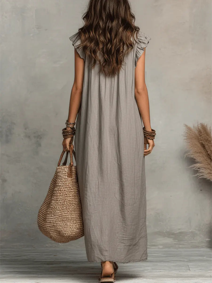 Camille | Vestido bohemio largo